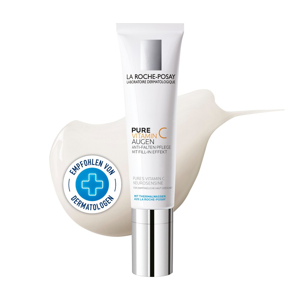 La Roche Posay Pure Vitamin C Augen Anti Aging Augencreme mit Vitamin C für empfindliche Haut 15 ml