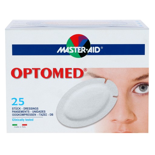OPTOMED Augenkompressen steril selbstklebend 25 St