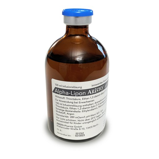 ALPHA LIPON Aristo 600 mg Infusionslösung 5X100 ml