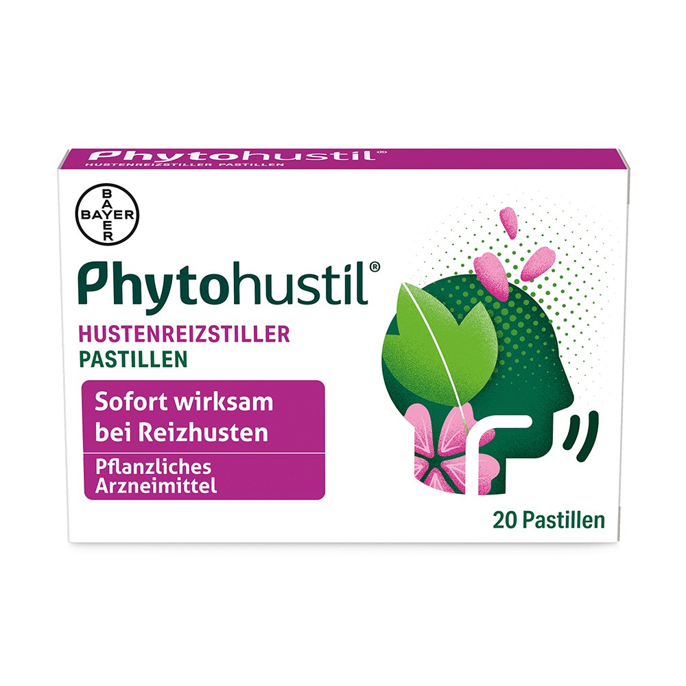 Phytohustil Hustenreizstiller Pastillen gegen Reizhusten 20 St