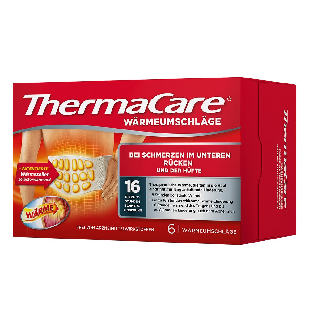 THERMACARE Rückenumschläge S-XL z.Schmerzlind. 6 St
