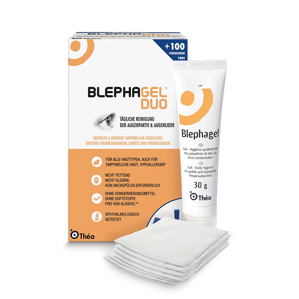 BLEPHAGEL Duo 30 g+Pads 1 P