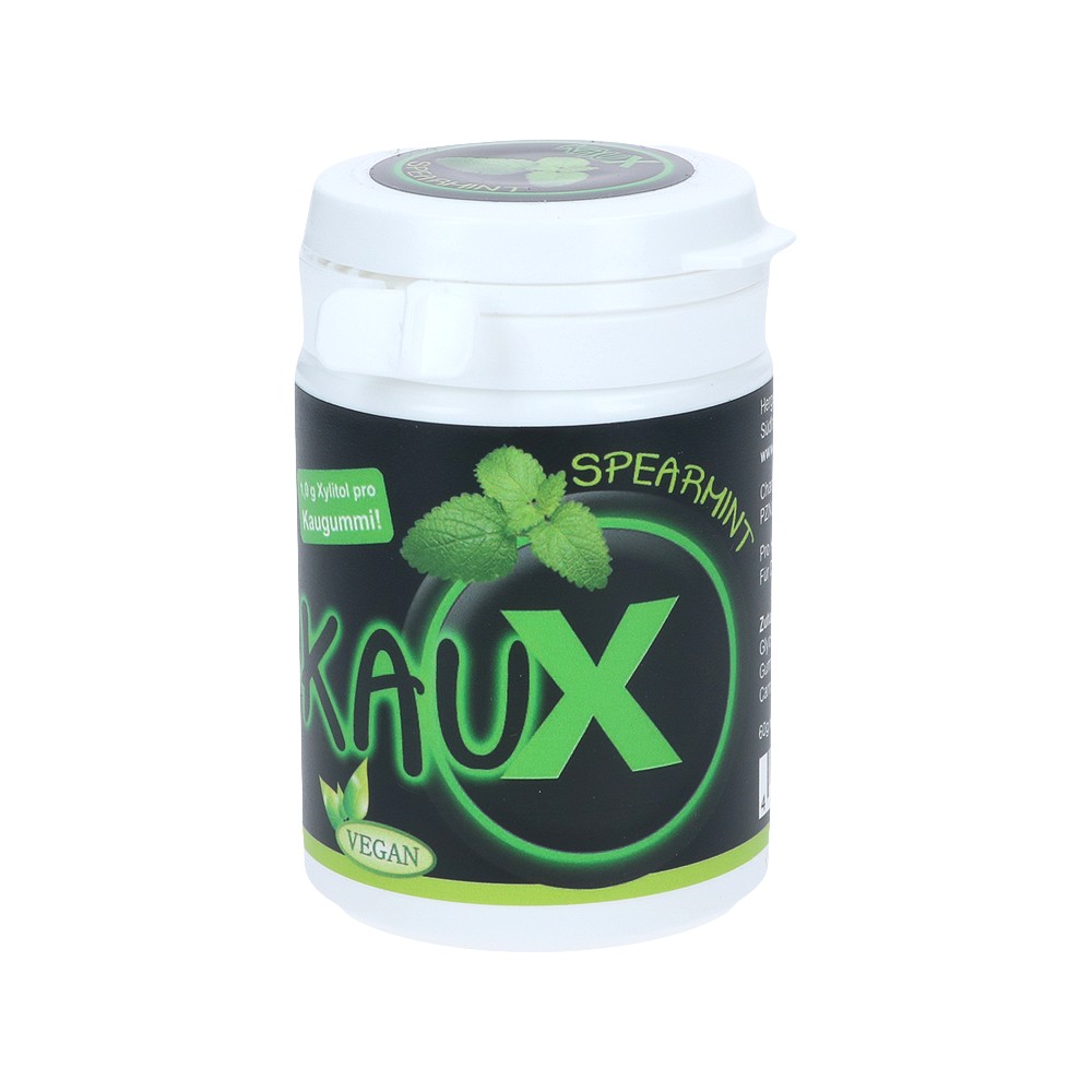 KAUX Zahnpflegekaugummi Spearmint mit Xylitol 40 St