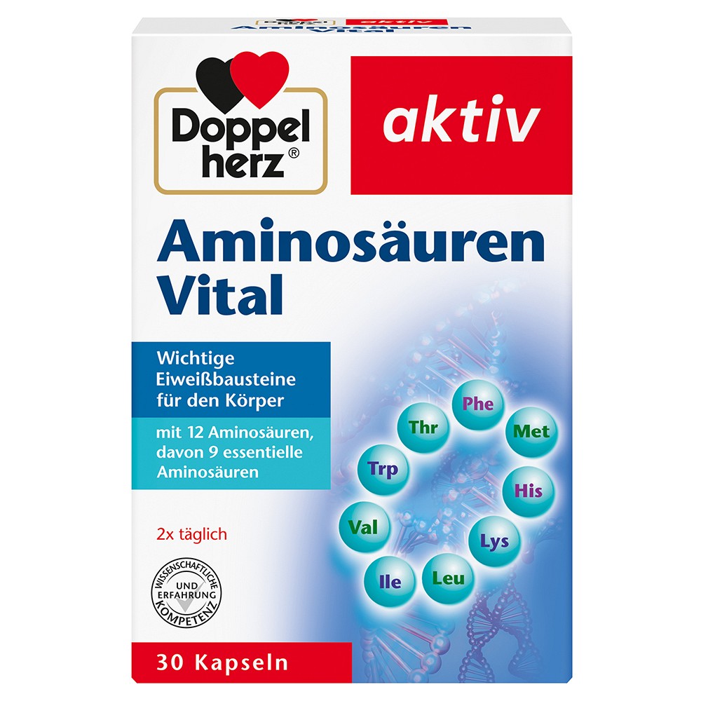 DOPPELHERZ Aminosäuren Vital Kapseln 30 St