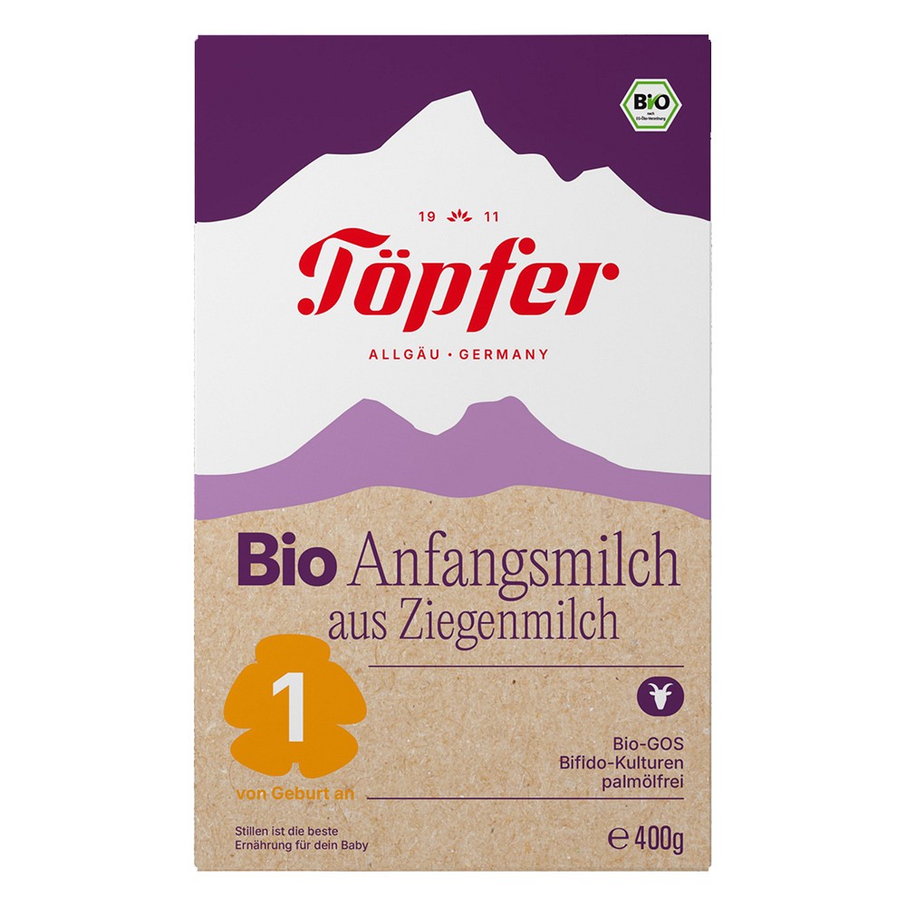 TÖPFER Bio Anfangsnahrung auf Ziegenmilchbasis 1 400 g