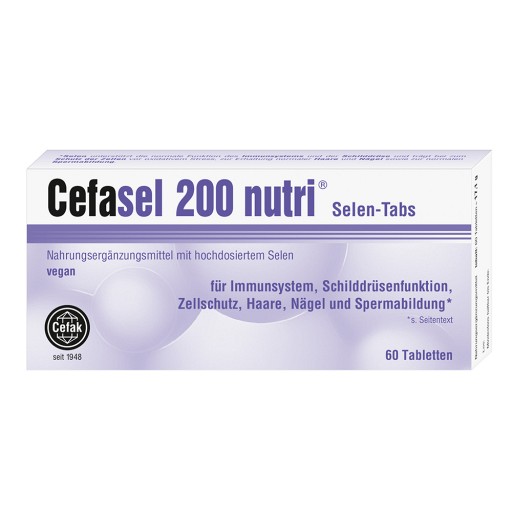 CEFASEL 200 nutri Selen-Tabs 60 St