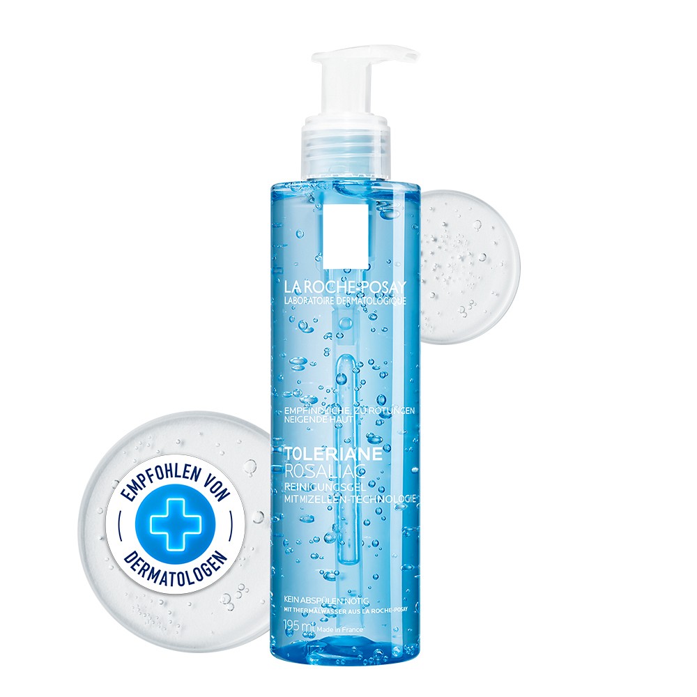 La Roche Posay Toleriane Rosaliac Reinigungsgel mit Mizellen-Technologie 195 ml