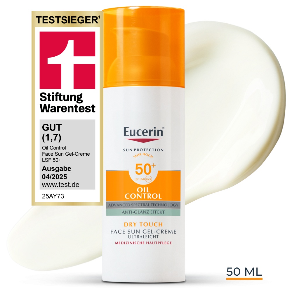 EUCERIN Sun Gel-Creme Oil Contr.Anti-Gl.Eff.LSF50+ - 50 ml