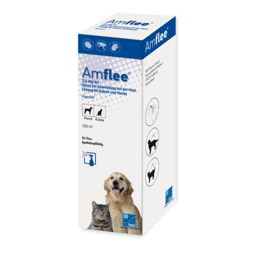 AMFLEE 2,5 mg/ml Spray Lösung f.Hunde/Katzen 100 ml