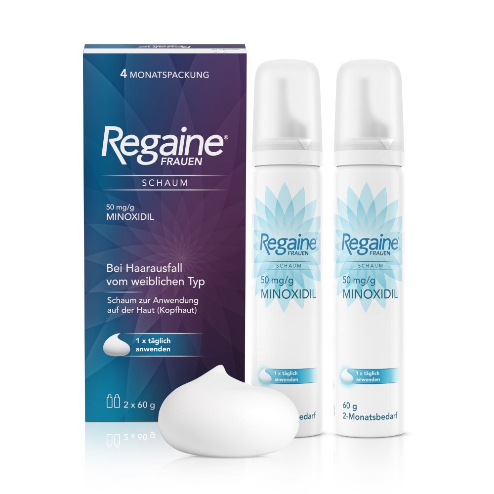 REGAINE Frauen Schaum mit Minoxidil 2X60 g
