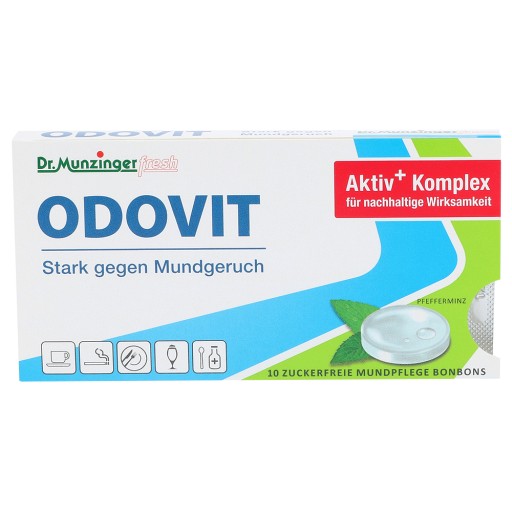 ODOVIT stark gegen Mundgeruch zuckerfreie Bonbons - 10 St - Versandapotheke  mediherz.de