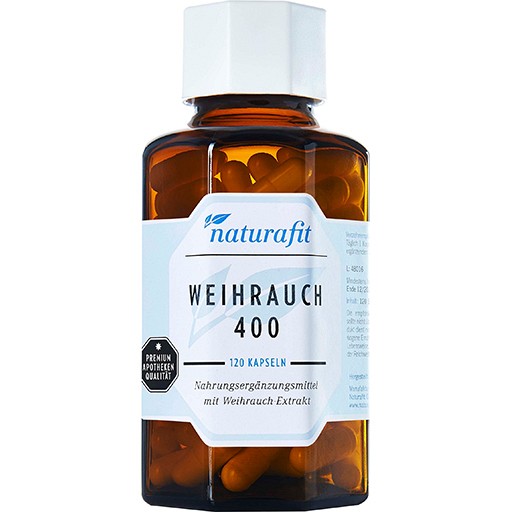 NATURAFIT Weihrauch 400 Kapseln 120 St