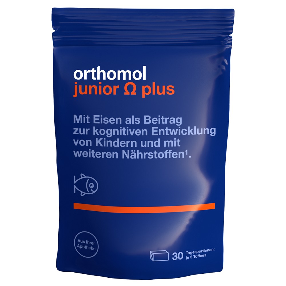 ORTHOMOL Junior Omega plus Kaudragees 90 St