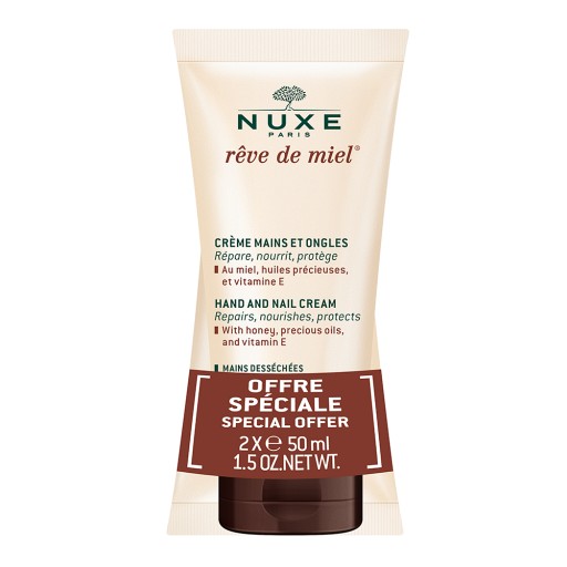 NUXE Reve de Miel Creme Mains et Ongles duo 2X50 ml