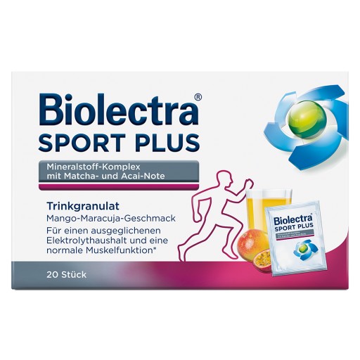 BIOLECTRA Sport Plus Trinkgranulat 20 St