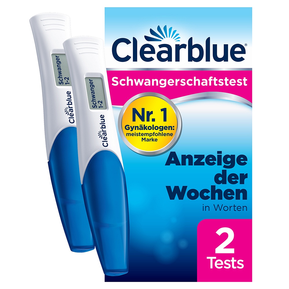 Clearblue Schwangerschaftstest Digital mit Wochenbestimmung 2 St
