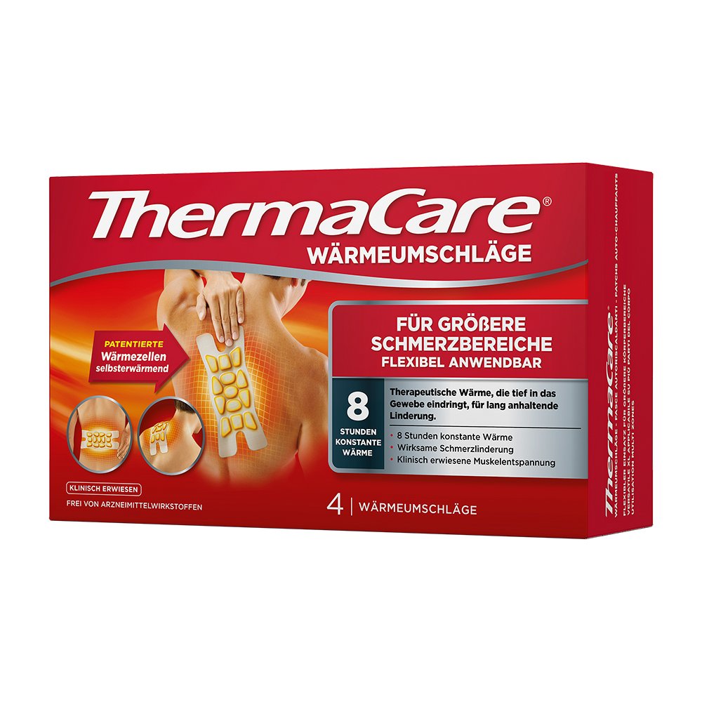 THERMACARE für größere Schmerzbereiche 4 St