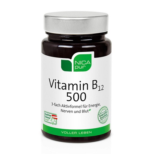 NICAPUR Vitamin B12 500 Kapseln 60 St