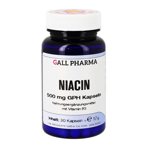 NIACIN 500 mg GPH Kapseln 30 St