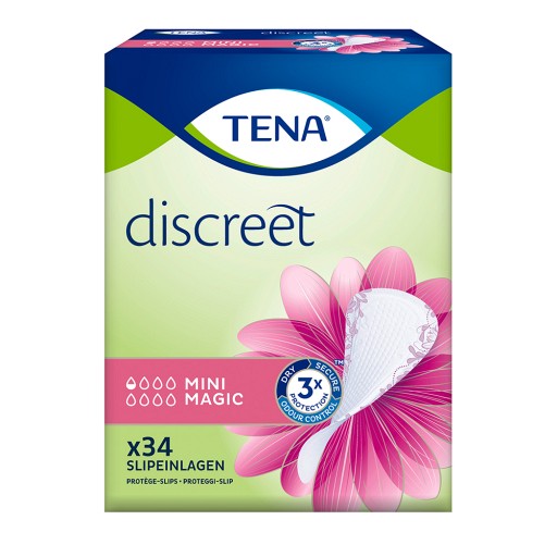 TENA Discreet mini magic Einlagen 6X34 St