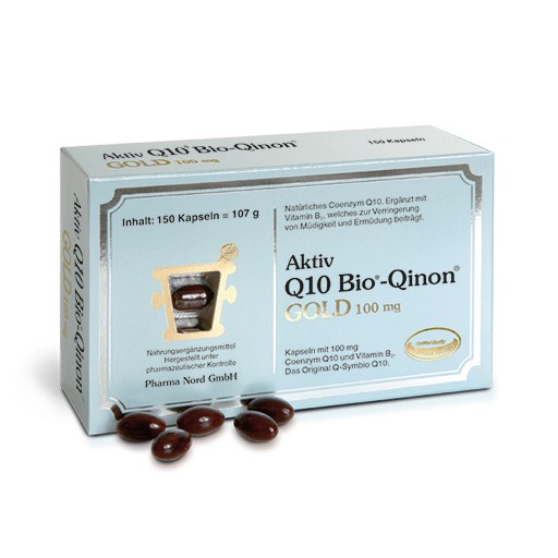 Q10 BIO Qinon Gold 100 mg Pharma Nord Kapseln 150 St