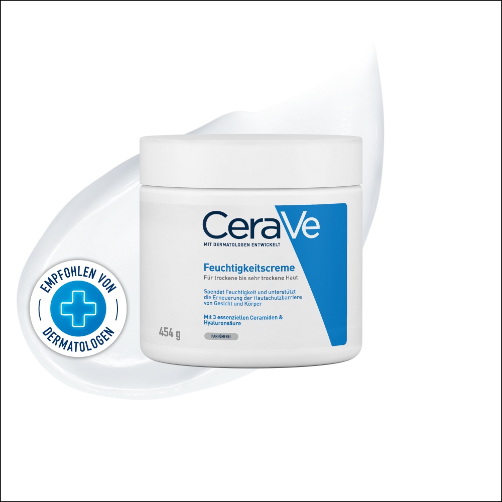CeraVe Feuchtigkeitscreme: Für trockene bis sehr trockene Haut für Gesicht und Körper 454 g