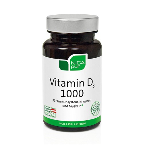 NICAPUR Vitamin D 1000 Kapseln 120 St