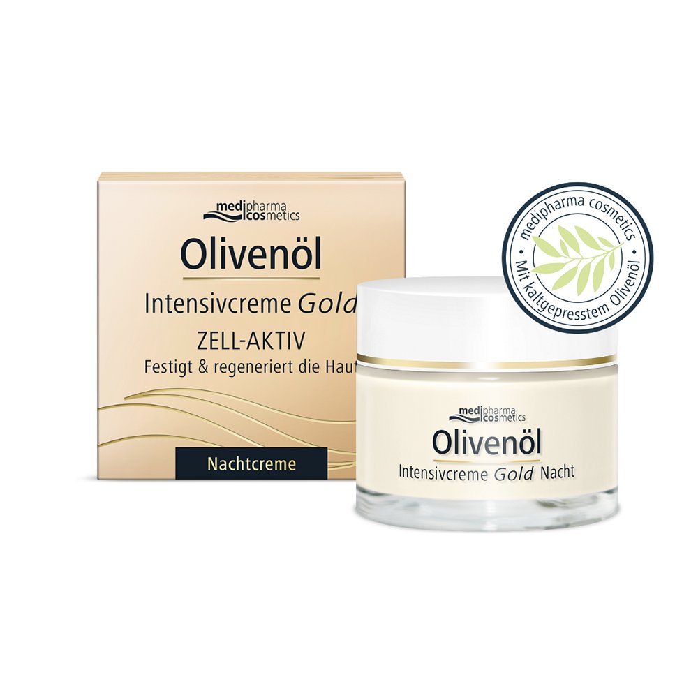 OLIVENÖL INTENSIVCREME Gold ZELL-AKTIV Nachtcreme 50 ml
