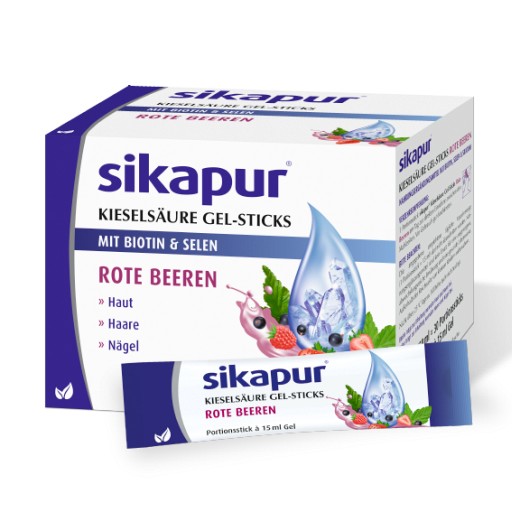 SIKAPUR Kieselsäure Gel-Sticks rote Beeren 30 St