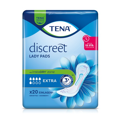 TENA LADY Discreet Inkontinenz Einlagen extra 20 St