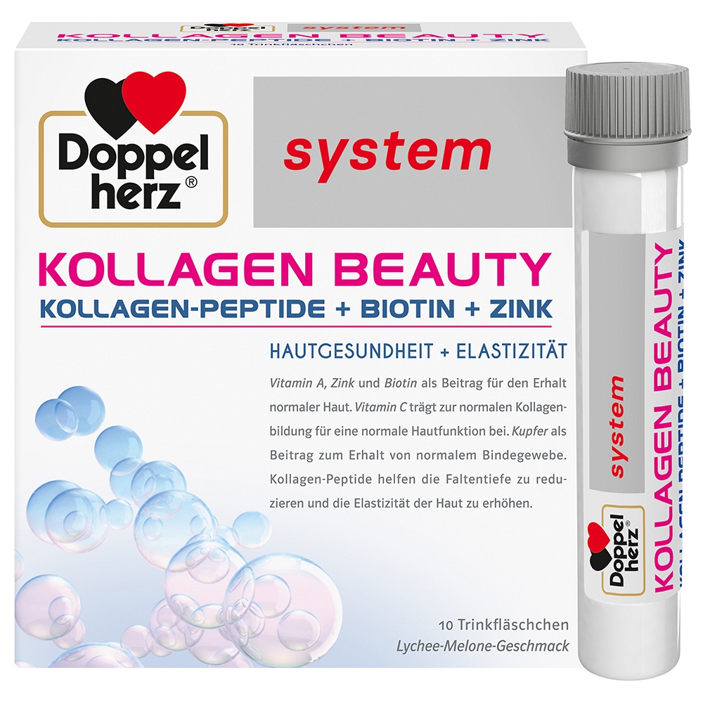 DOPPELHERZ Kollagen Beauty system Trinkfläschchen 10 St