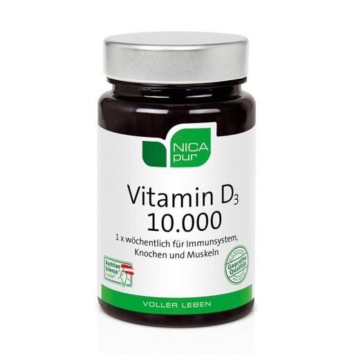 NICAPUR Vitamin D3 10.000 Kapseln 60 St