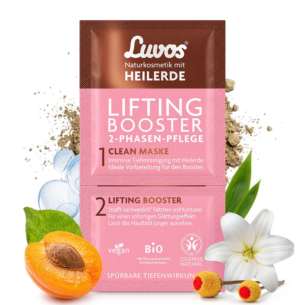 LUVOS Heilerde Vital Maske - Naturkosmetik Für Reine Haut, 2x7,5 Ml