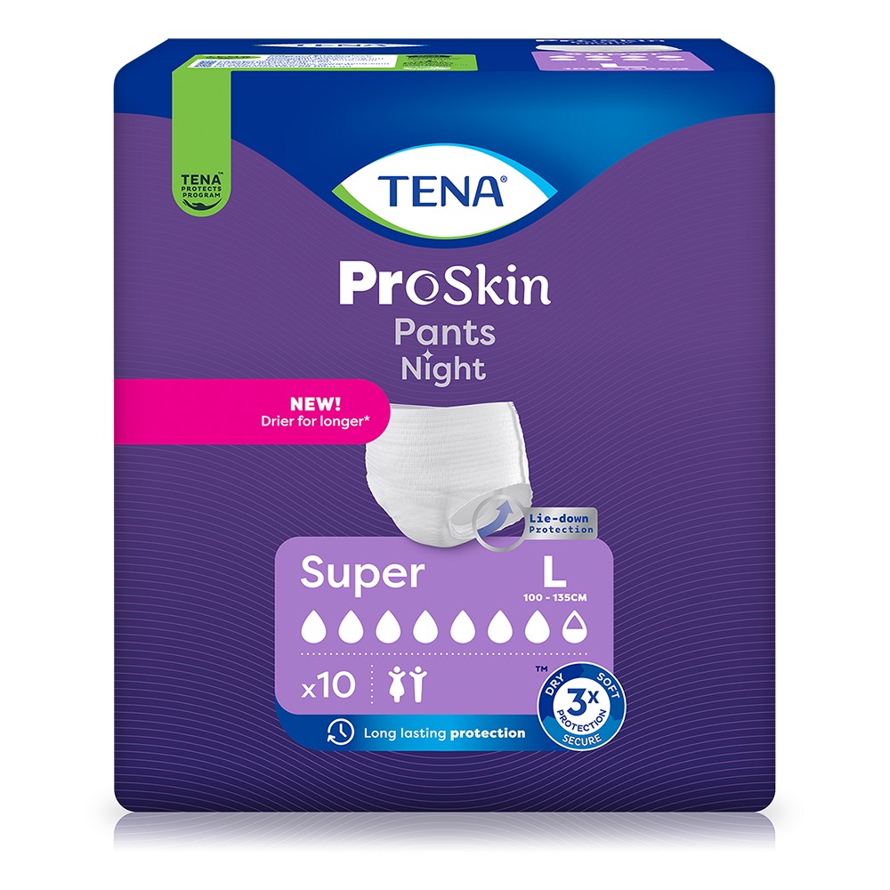 TENA PANTS Night Super L bei Inkontinenz 4X10 St