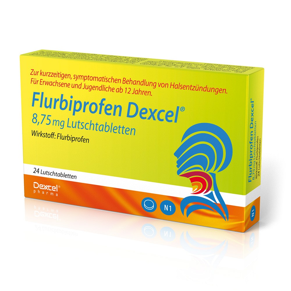 FLURBIPROFEN Dexcel 8,75 mg Lutschtabletten 24 St
