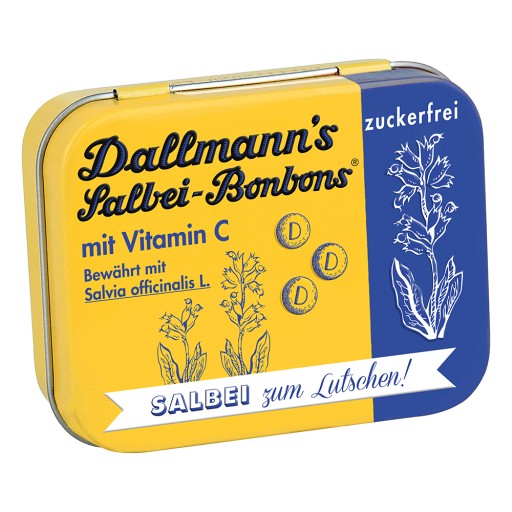 DALLMANN'S Salbei Bonbons o.Z.in der Dose 46 g
