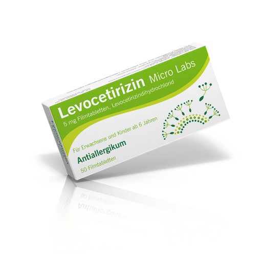 LEVOCETIRIZIN Micro Labs 5 mg Filmtabletten 50 St