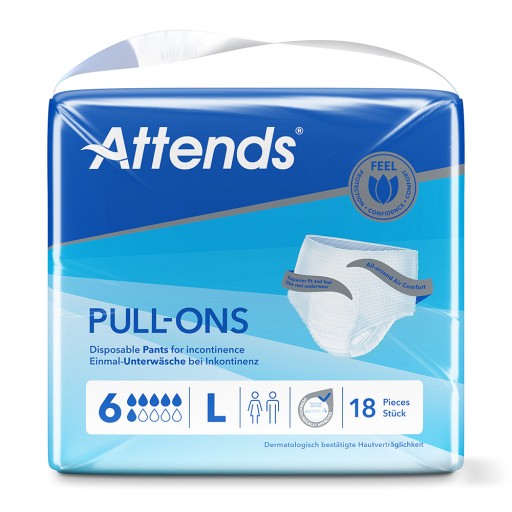 ATTENDS Pull-Ons 6 L 18 St