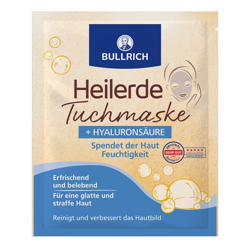 BULLRICH Heilerde Tuchmaske+Hyaluronsäure 1 St