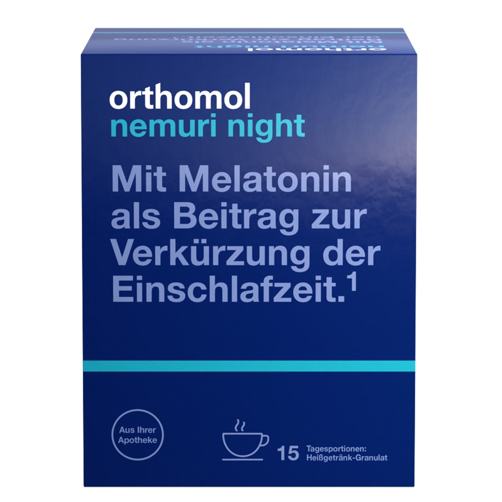ORTHOMOL nemuri night Granulat 15X10 g