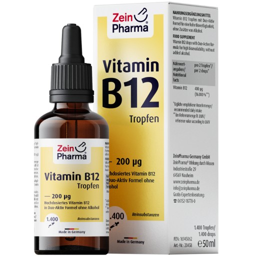 VITAMIN B12 200 μg Tropfen zum Einnehmen 50 ml