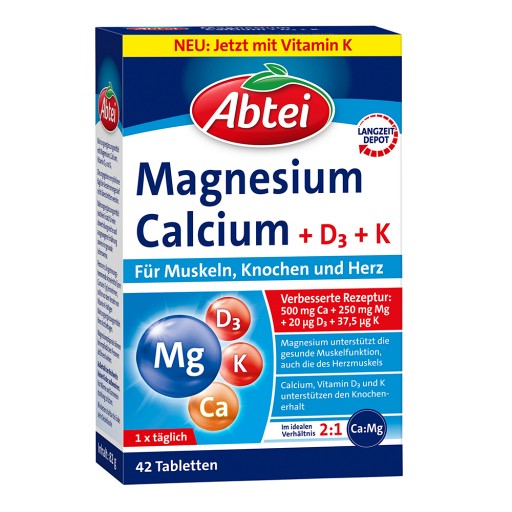 ABTEI Magnesium Calcium+D+K Tabletten 42 St