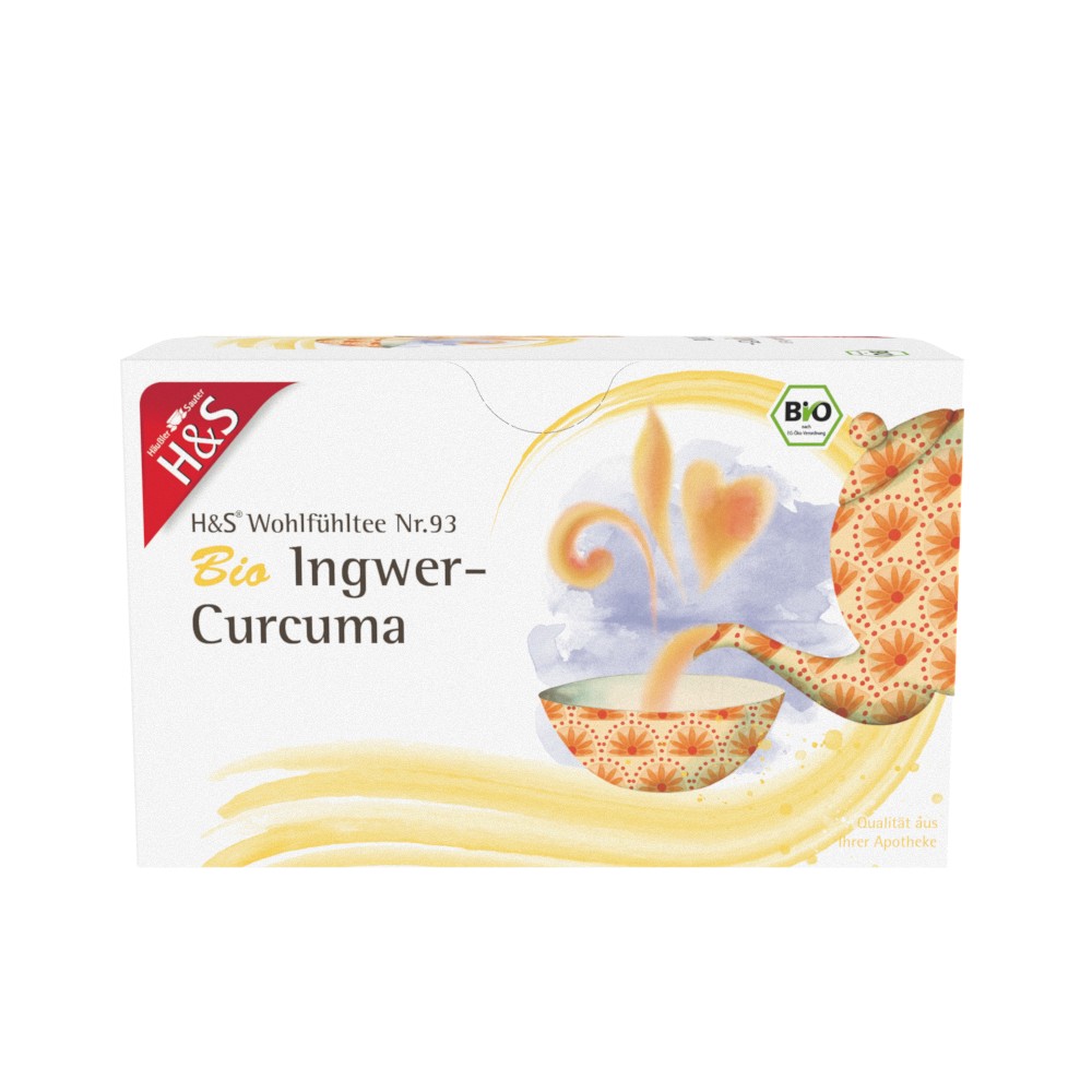 H&S Bio Ingwer-Curcuma Filterbeutel 20X1.25 g