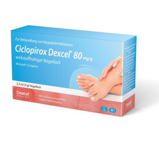 CICLOPIROX Dexcel 80 mg/g wirkstoffhalt.Nagellack 3.3 ml
