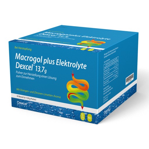 MACROGOL plus Elektrolyte Dexcel 13,7 g PLE 50 St