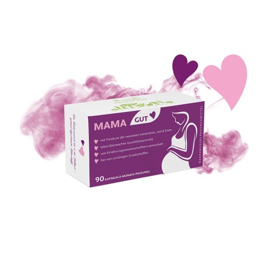 MAMA GUT Schwangersch.m.Folsäure 3-Mon.Kaps.vegan 90 St