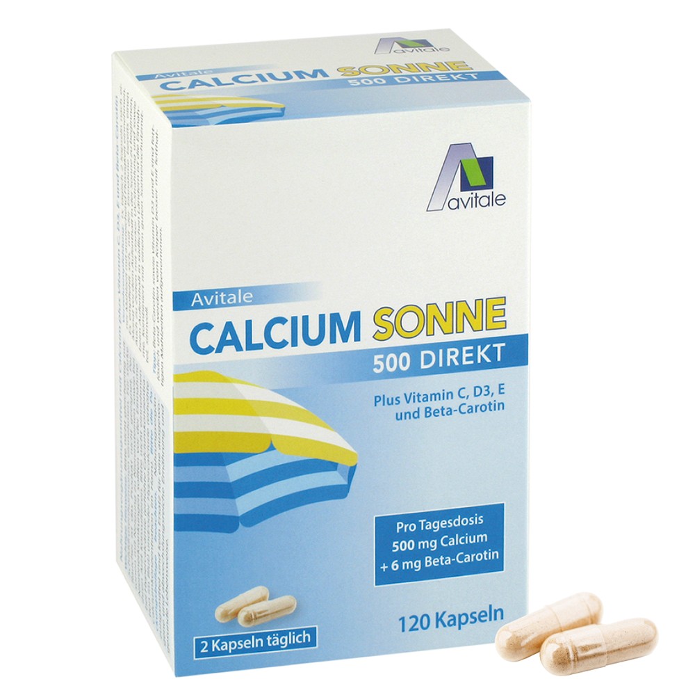 CALCIUM SONNE 500 Kapseln 120 St