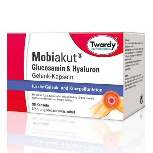 MOBIAKUT Glucosamin & Hyaluron Gelenk-Kapseln 90 St