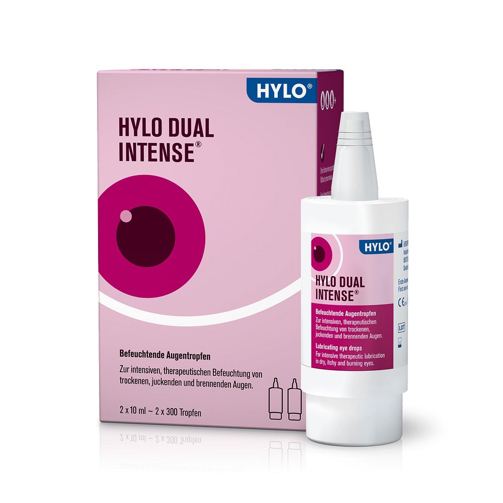 HYLO DUAL INTENSE Augentropfen 2X10 ml