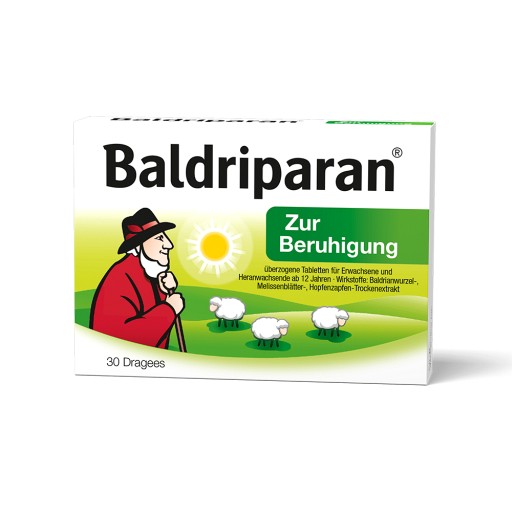 BALDRIPARAN zur Beruhigung überzogene Tabletten 30 St